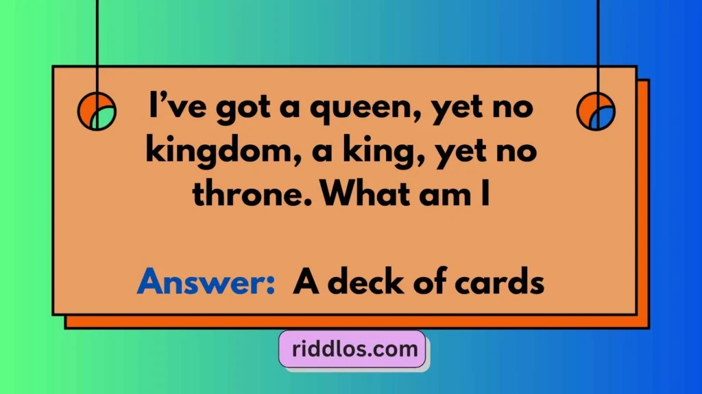 Cards Riddles for Adults