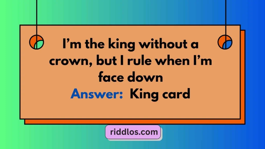 Cards Riddles for Kids