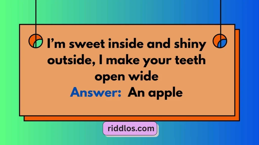 Easy Apple Riddles with Answers