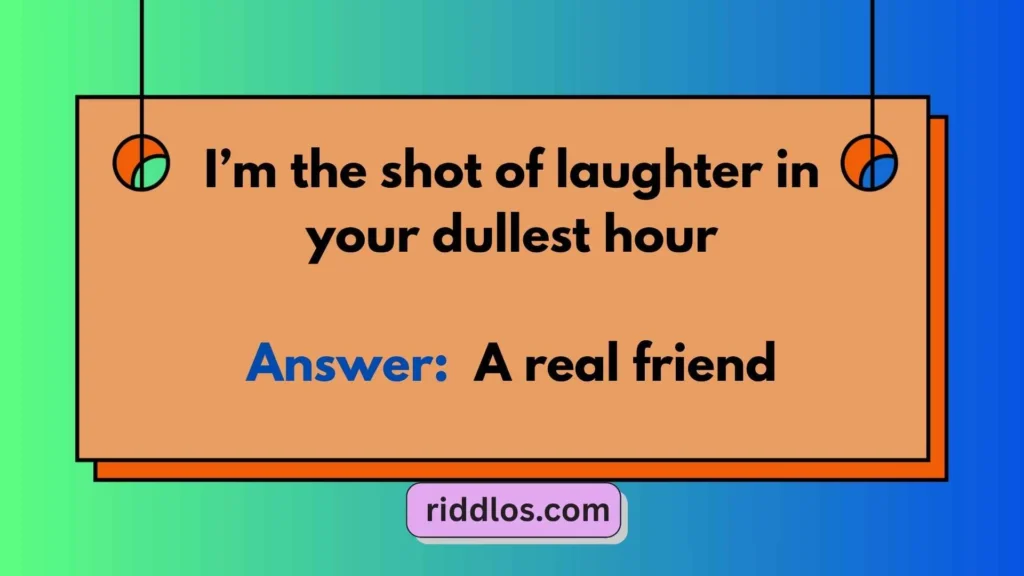Friends Riddles for Adults