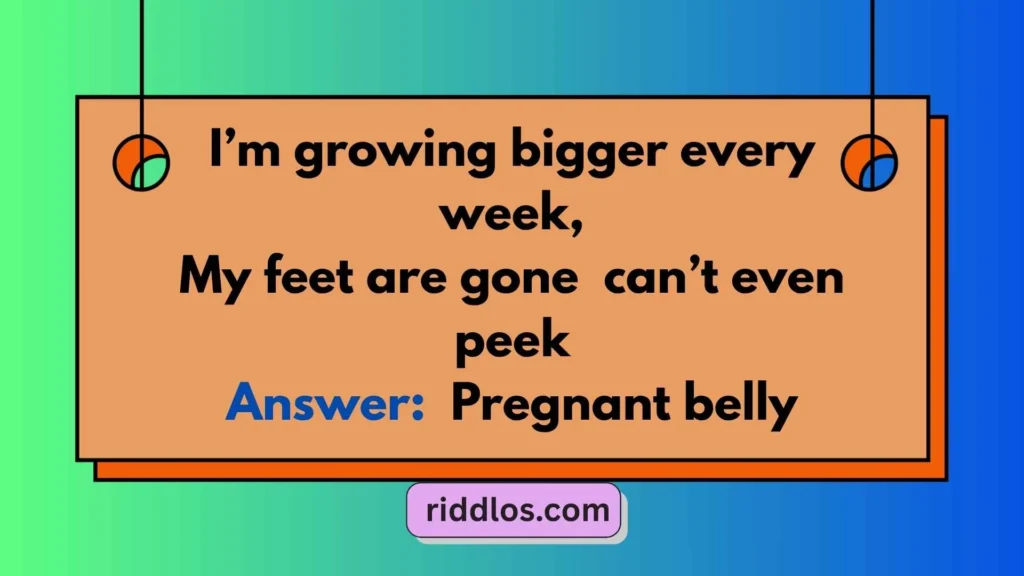 Funny Pregnancy Riddles with Answers