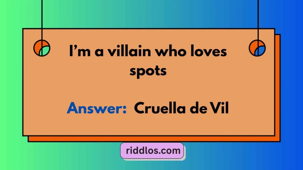 Hard Disney Riddles with Answers