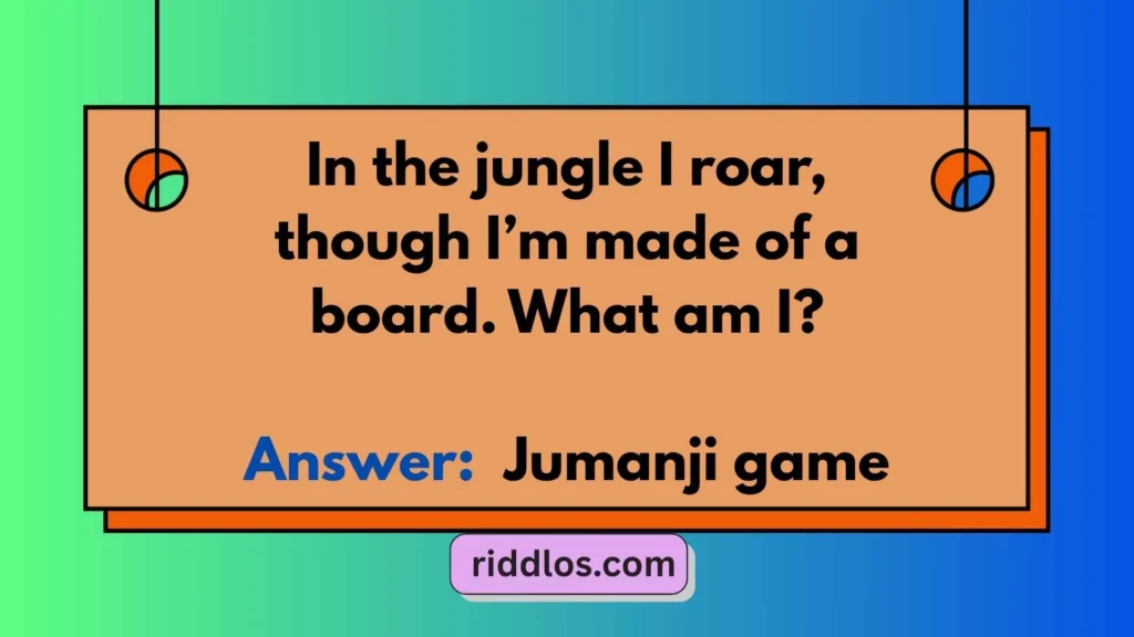 Jumanji Riddles with Answers PDF