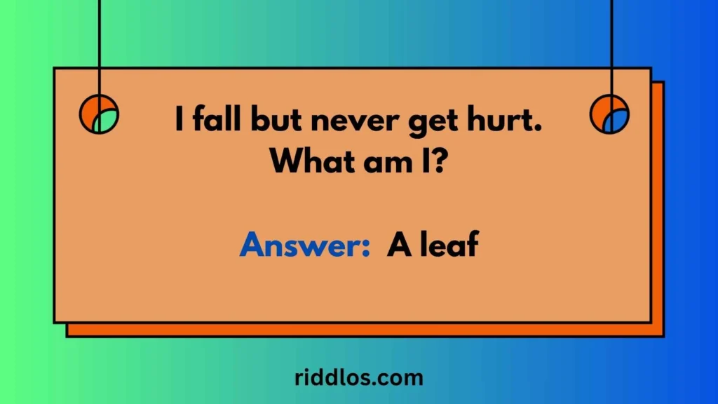 October Riddles with Answers for Kids
