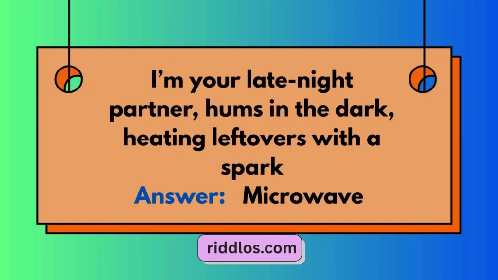 Riddles About Microwaves for Adults