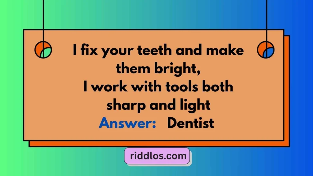 Simple Job Riddles with Answers