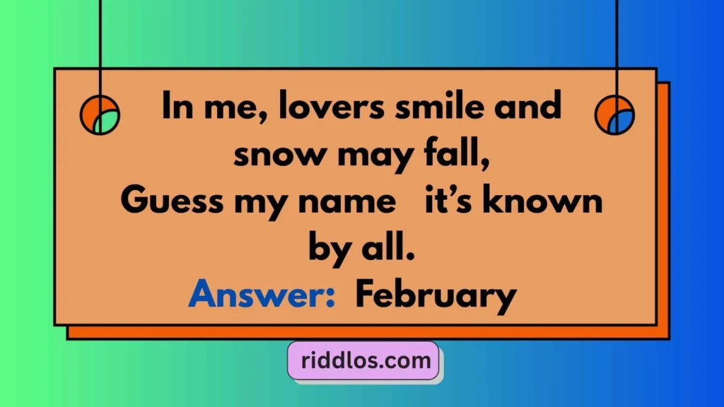 Tricky February Riddles with Answers