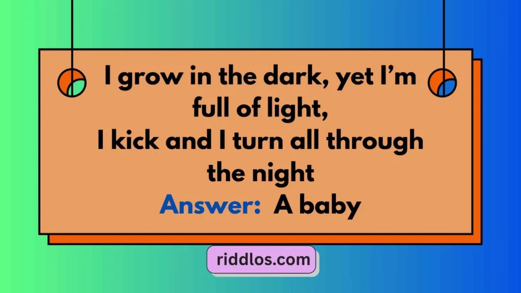 Very Hard Pregnancy Riddles with Answers