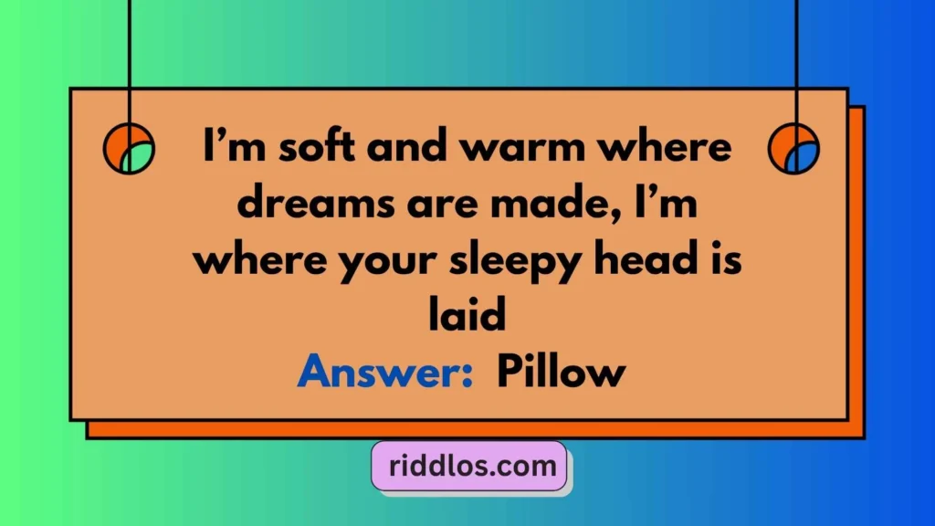 Bedroom Riddles with Answers