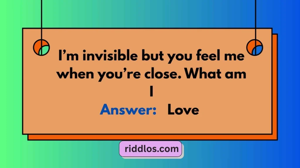 Easy Riddles with Answers for Lovers