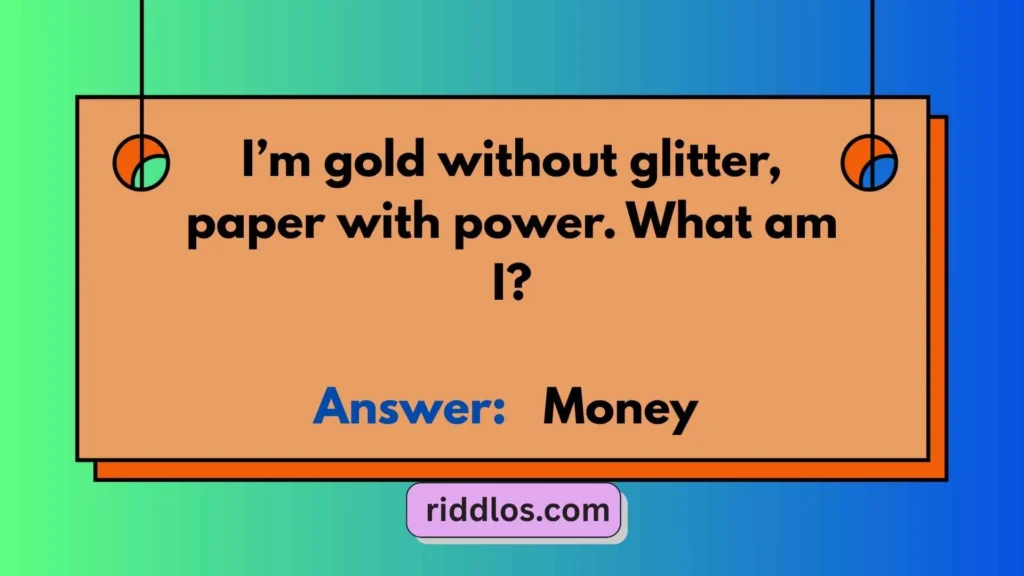 Finance Riddles with Answers