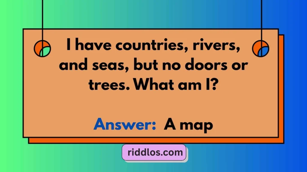 Riddles About Maps with Answers