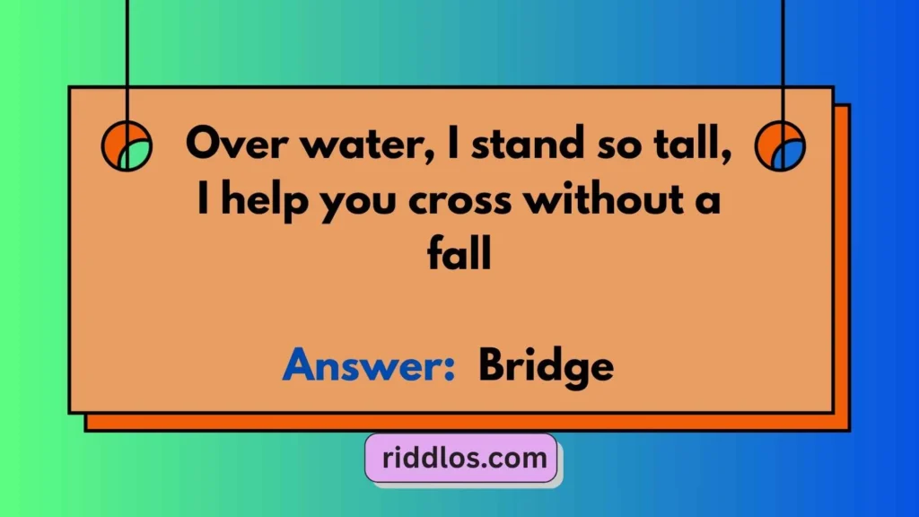 Scavenger Hunt Riddle for Bridge