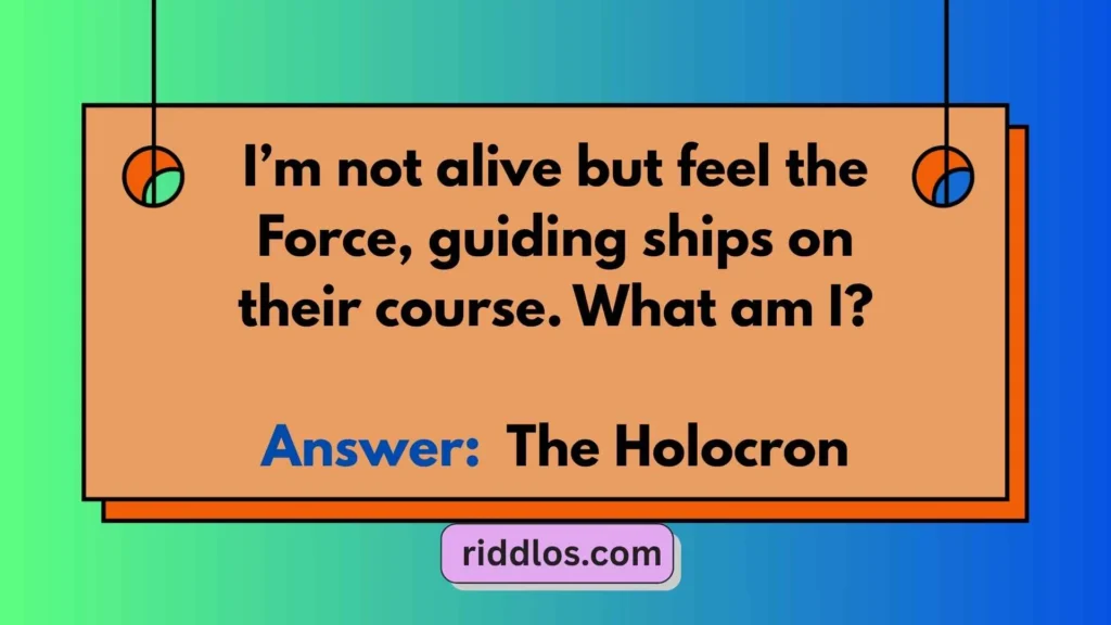 Star Wars Riddles
