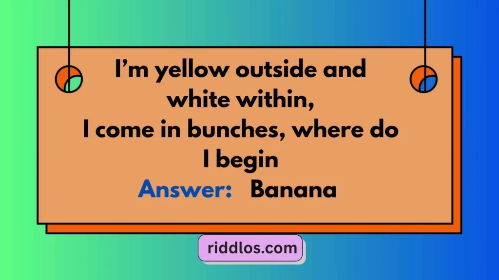 Tricky Banana Riddles with Answers