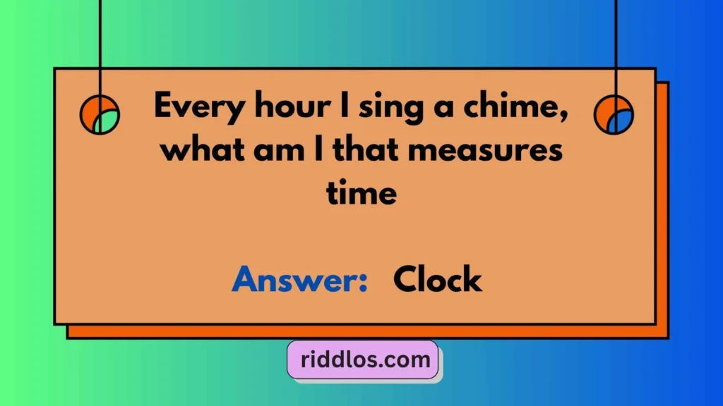 Tricky Riddles About Clocks in English