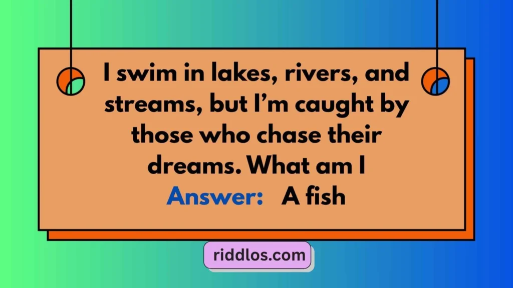 Tricky Riddles About Fishing with Answers
