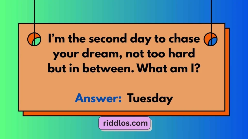 Tuesday Tricky Riddles with Answers