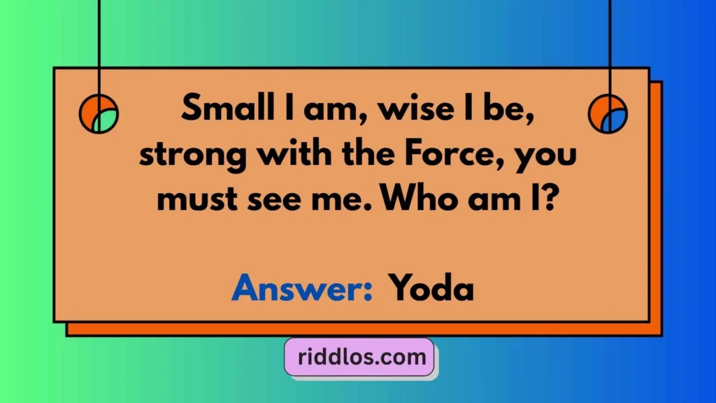 Yoda Riddles