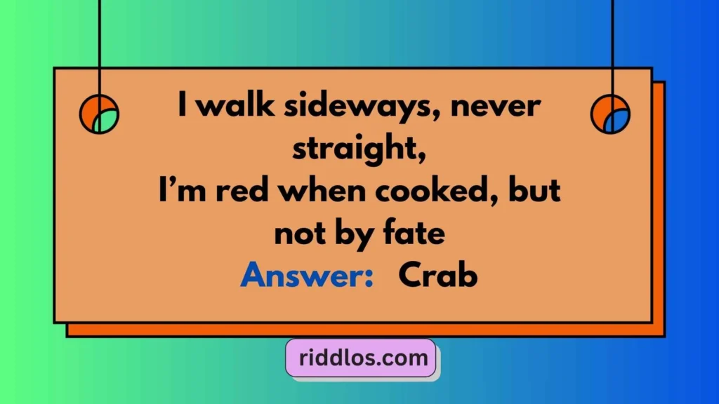 Crab Riddles for Adults