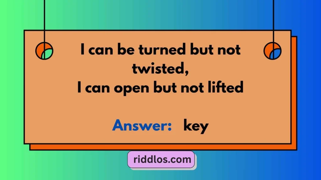 Hard Key Riddles