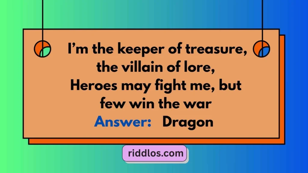 Riddles About Dragons for Adults