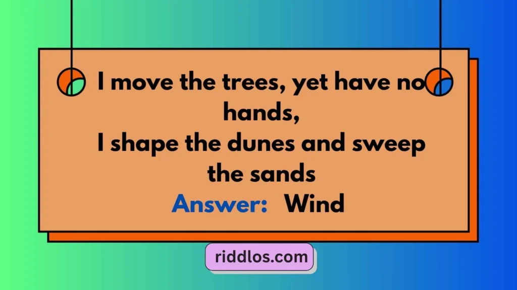 Riddles about Wind with Answers