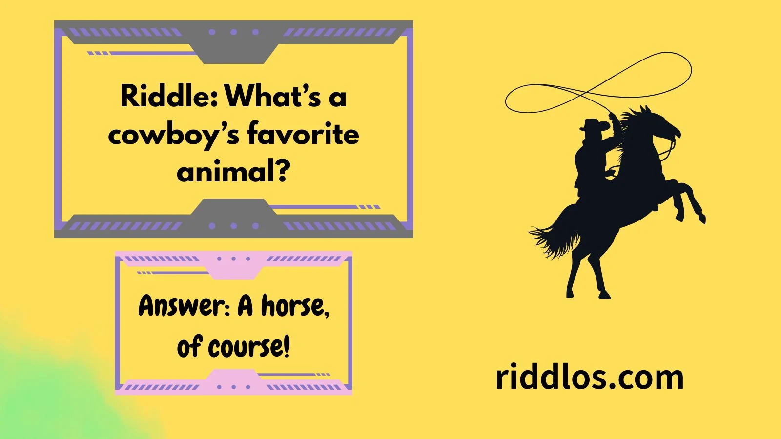 Cowboy Riddles