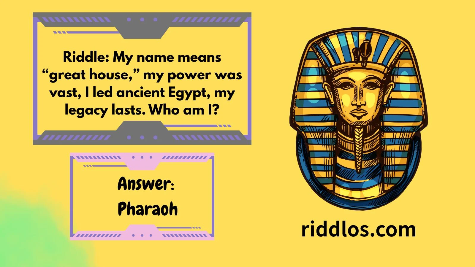 Egyptian Riddles with Answers