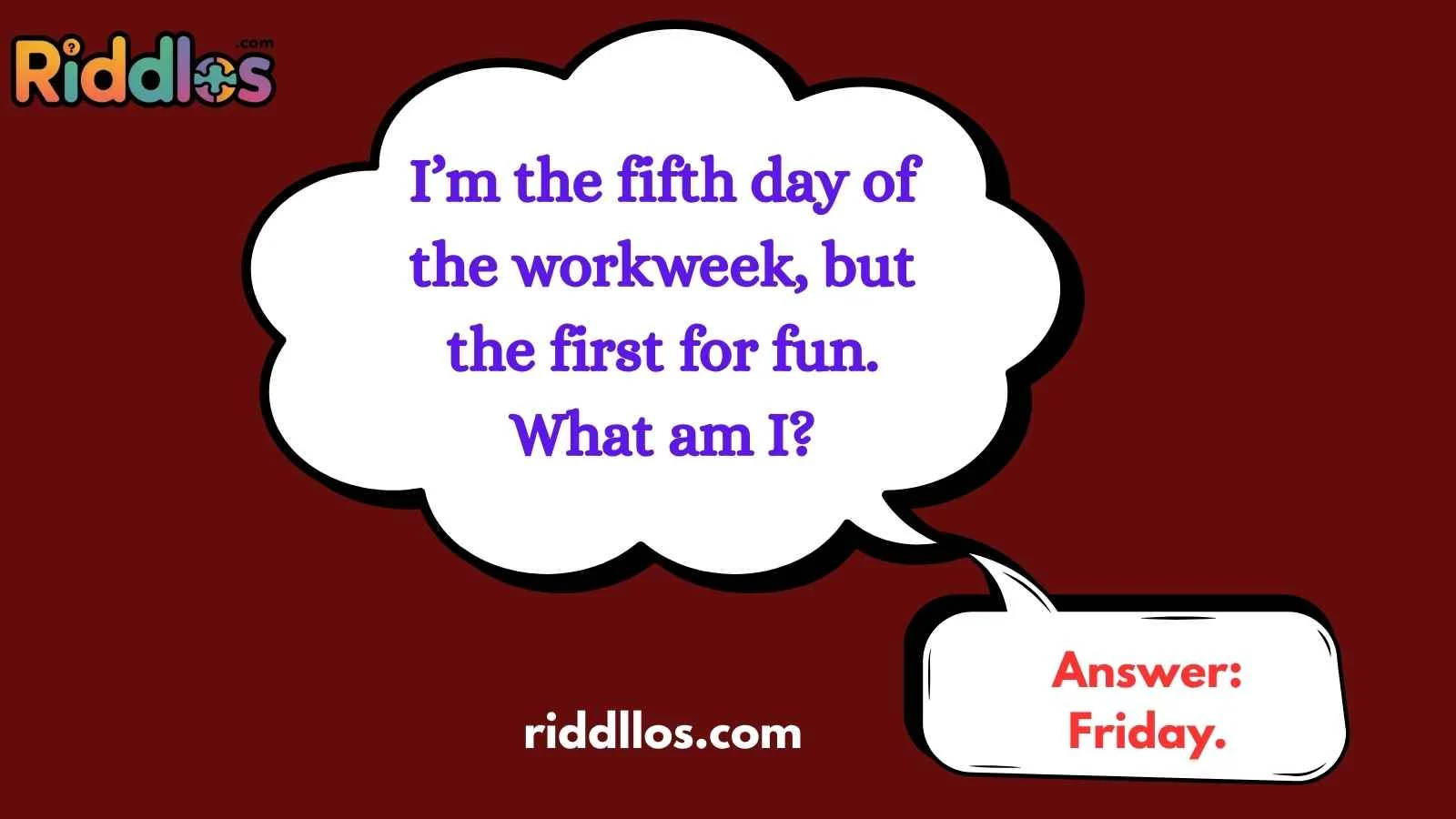 Friday Riddles with Answers