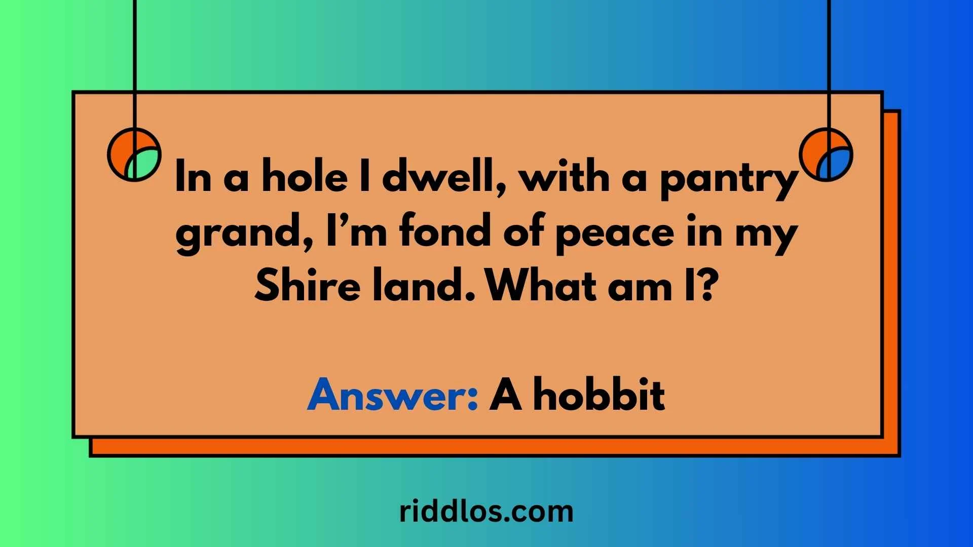 hobbit riddles