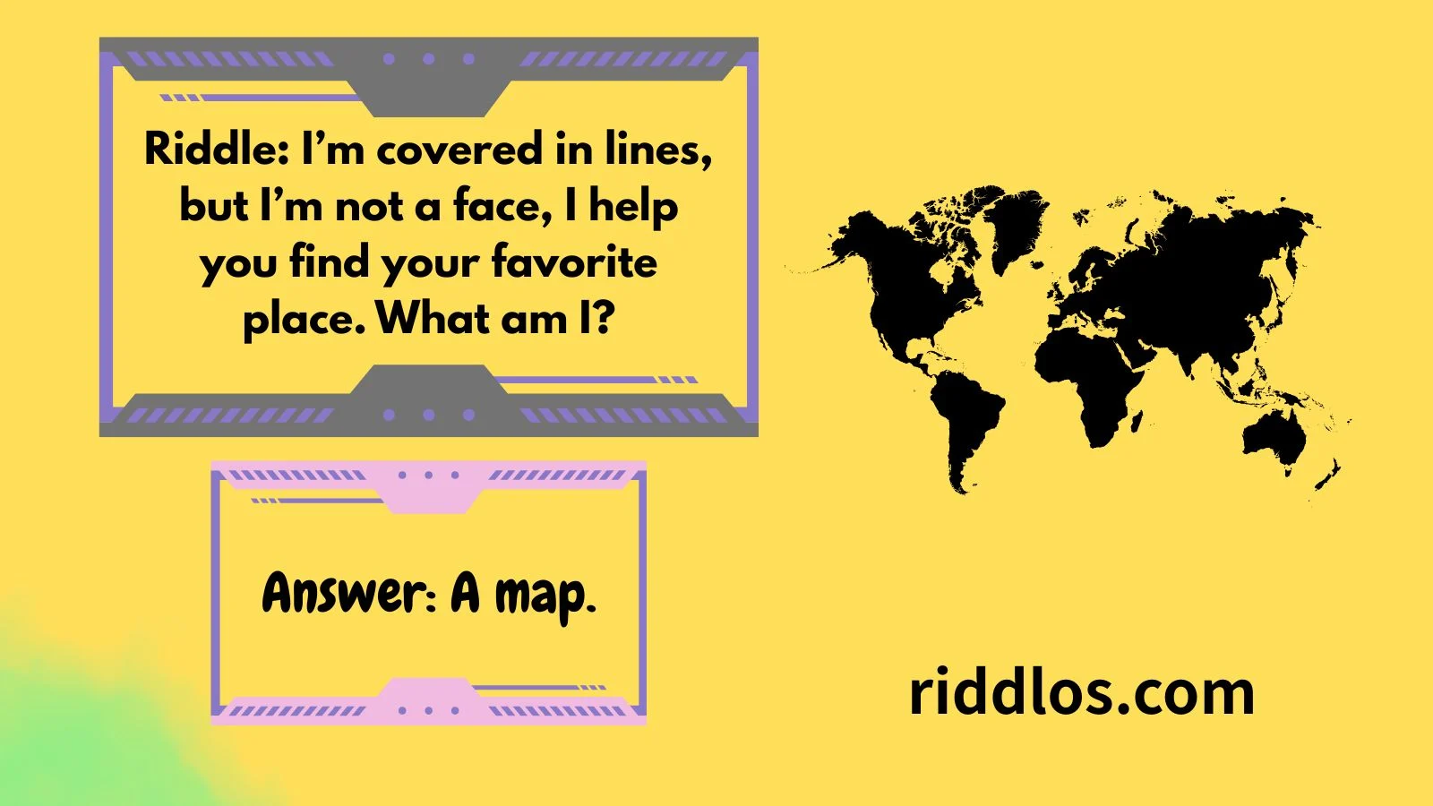 Map Riddles with Answers