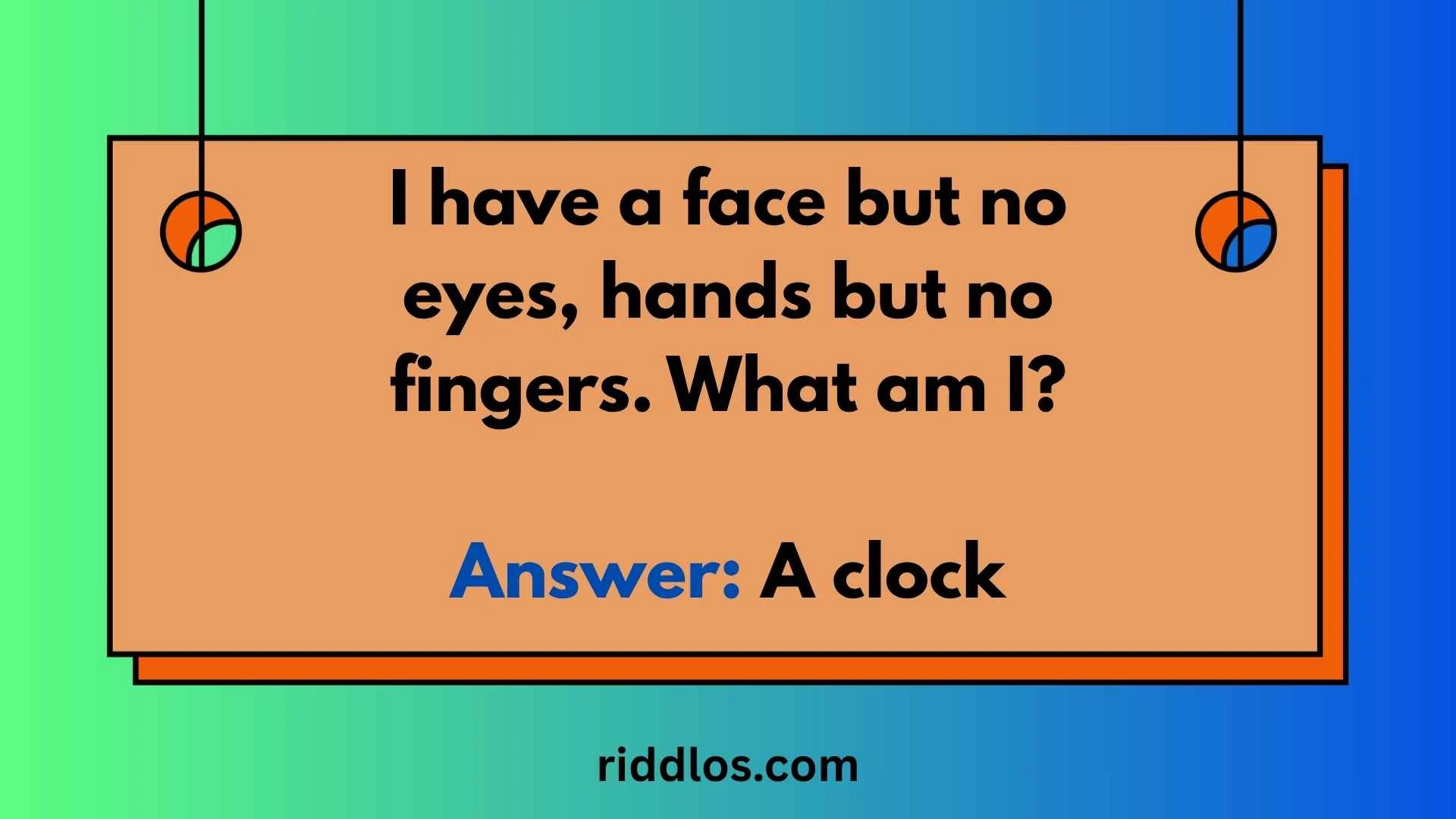 riddles about clocks