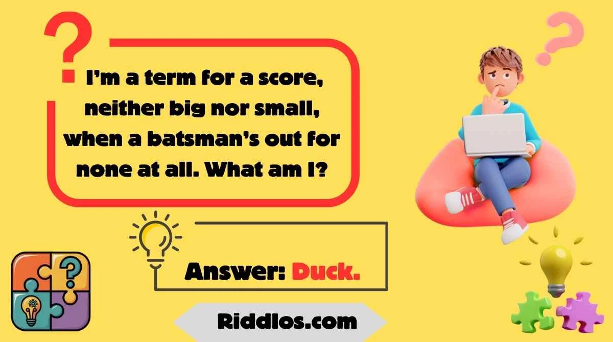 Riddles About Cricket