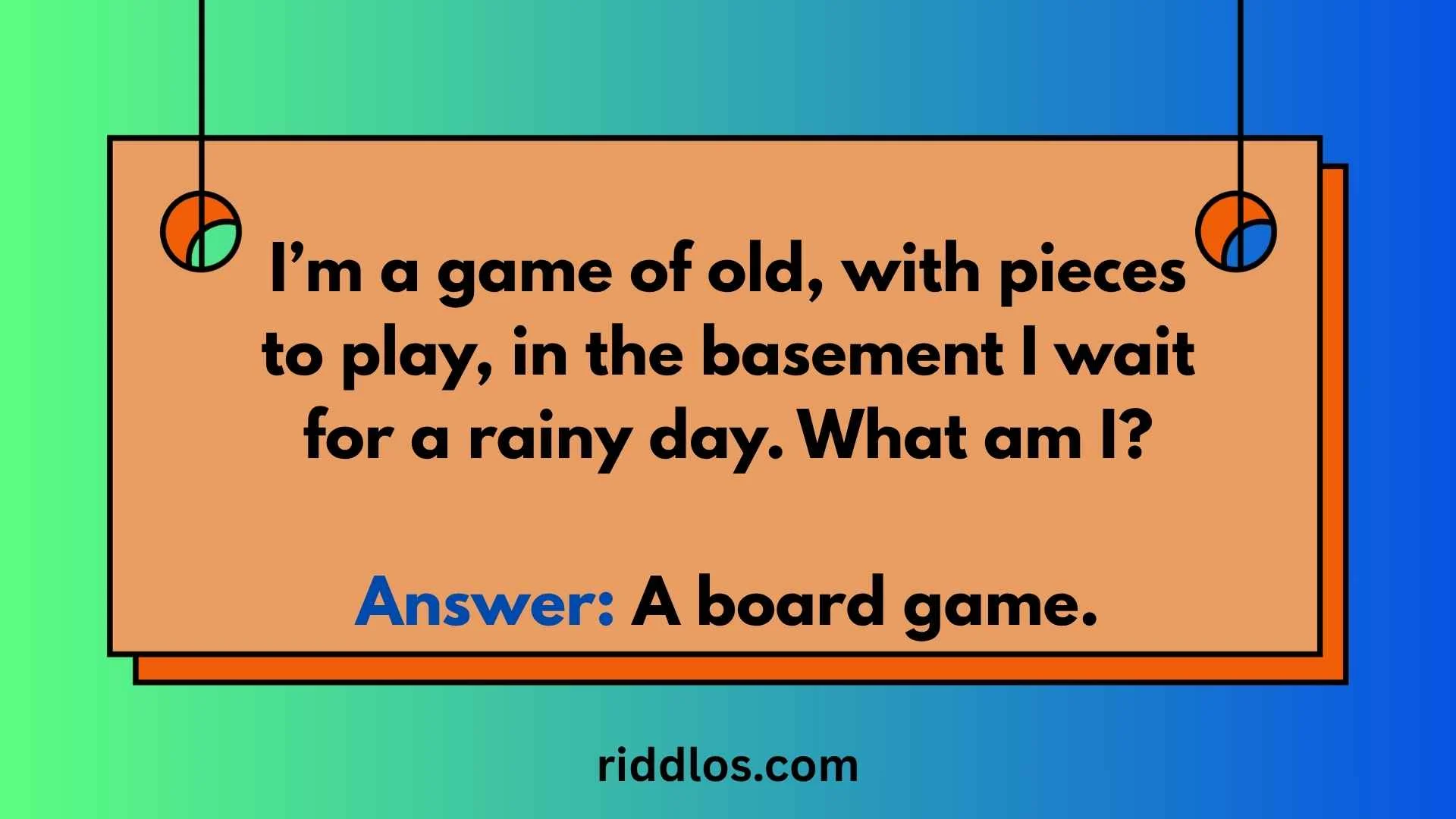 riddles about household items