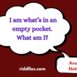 Riddles About Nothing With Answers