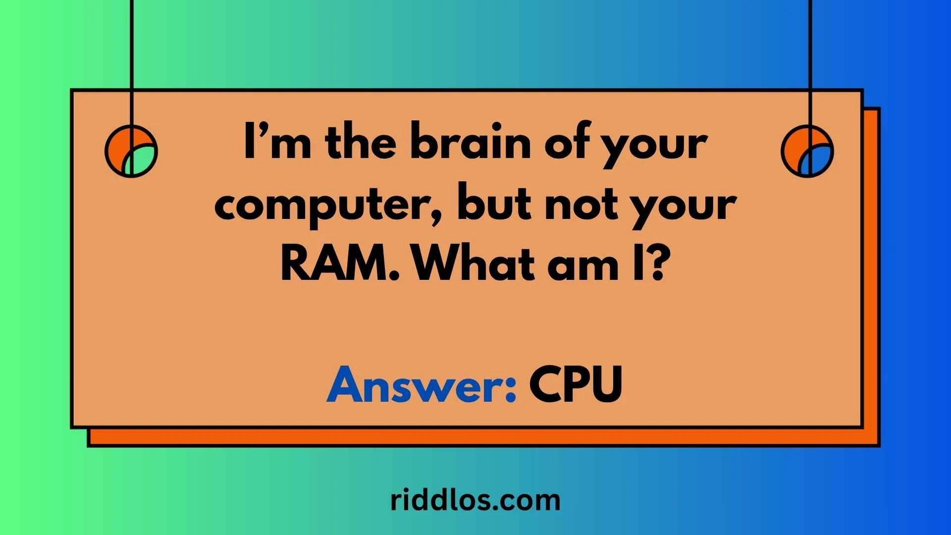 riddles about technology