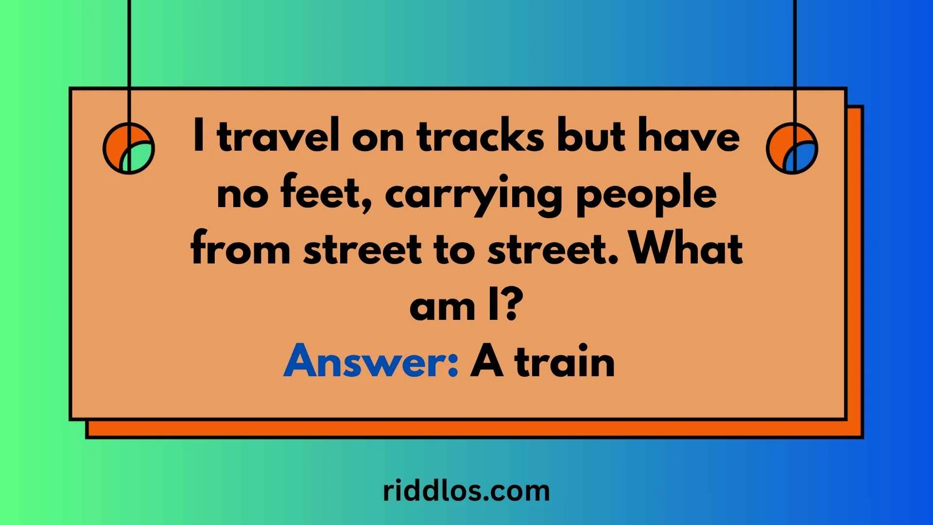 riddles about trains