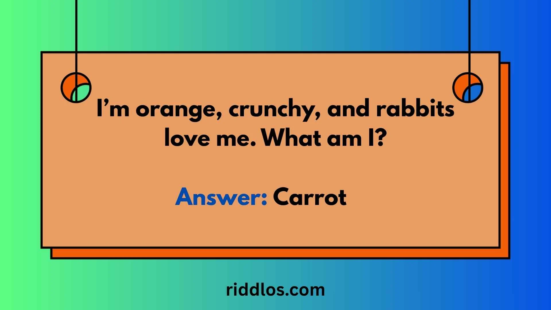 vegetable riddles