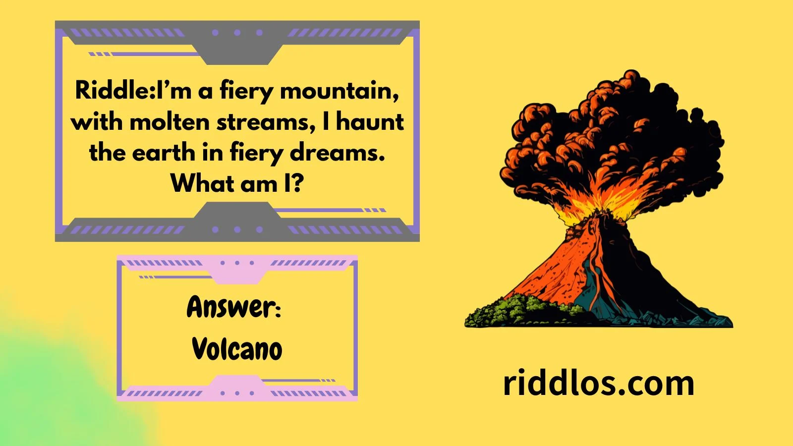 Volcano Riddles with Answers