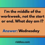 wednesday riddles