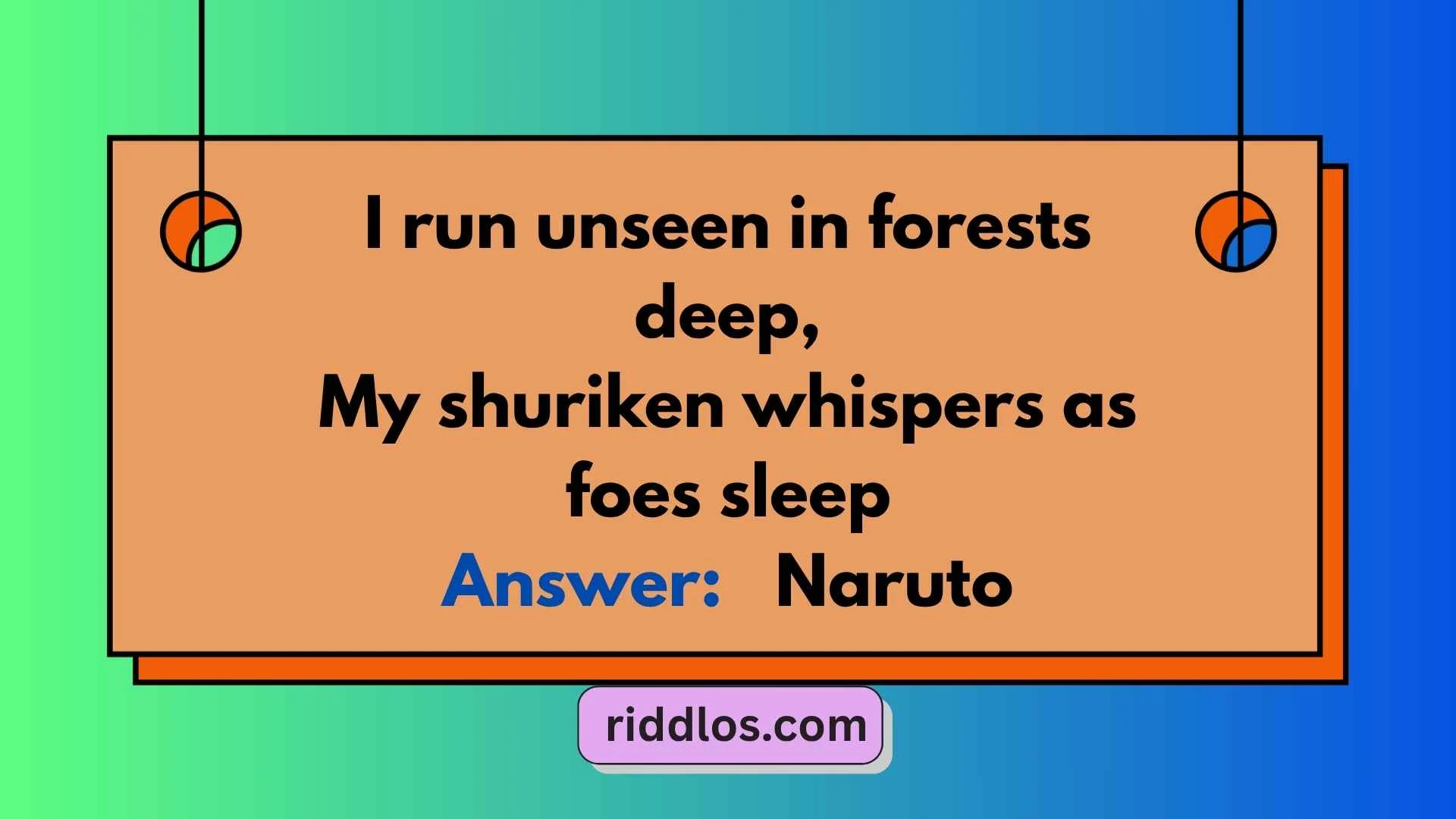 Anime Riddles