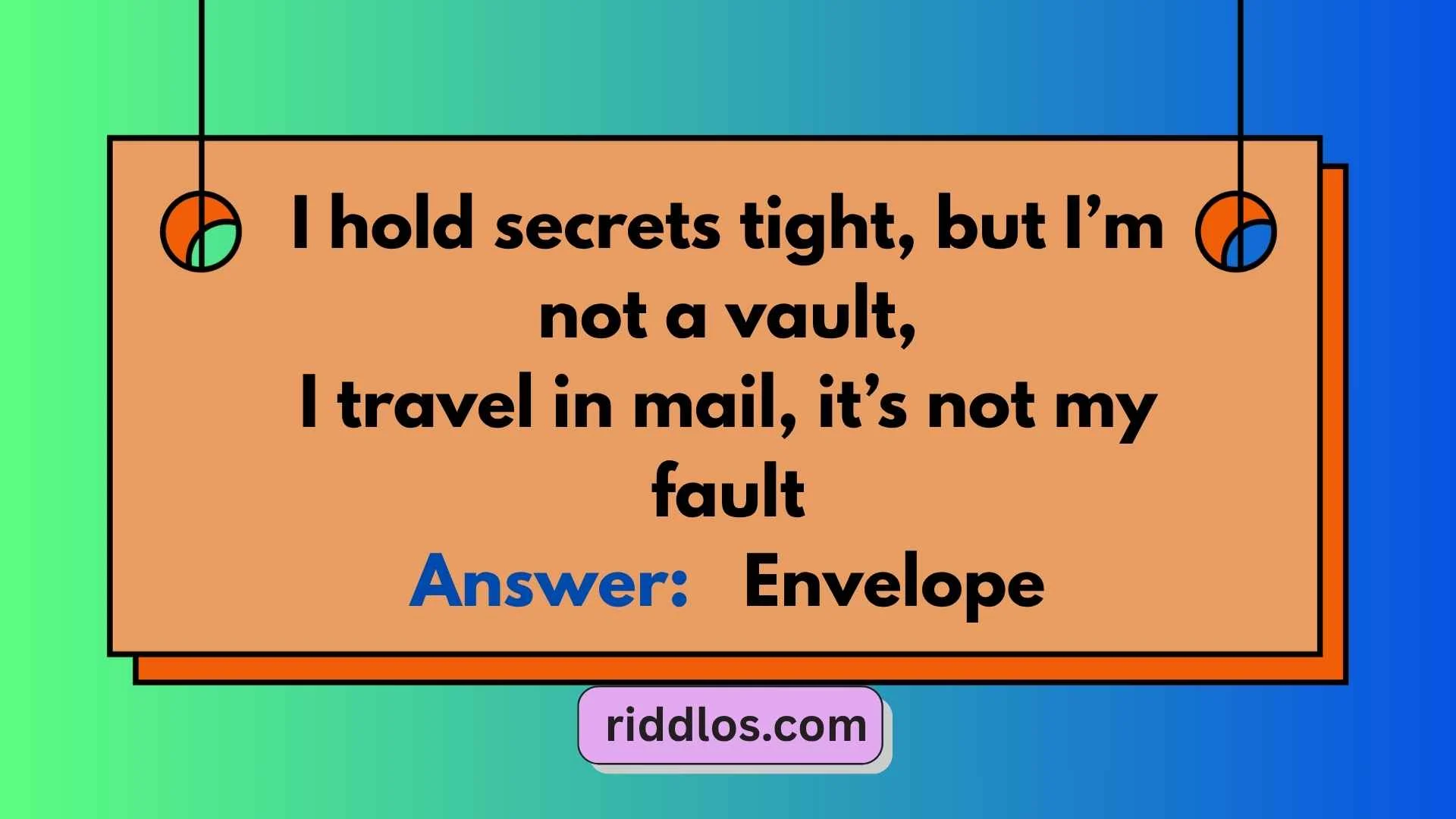 Best Envelope Riddles