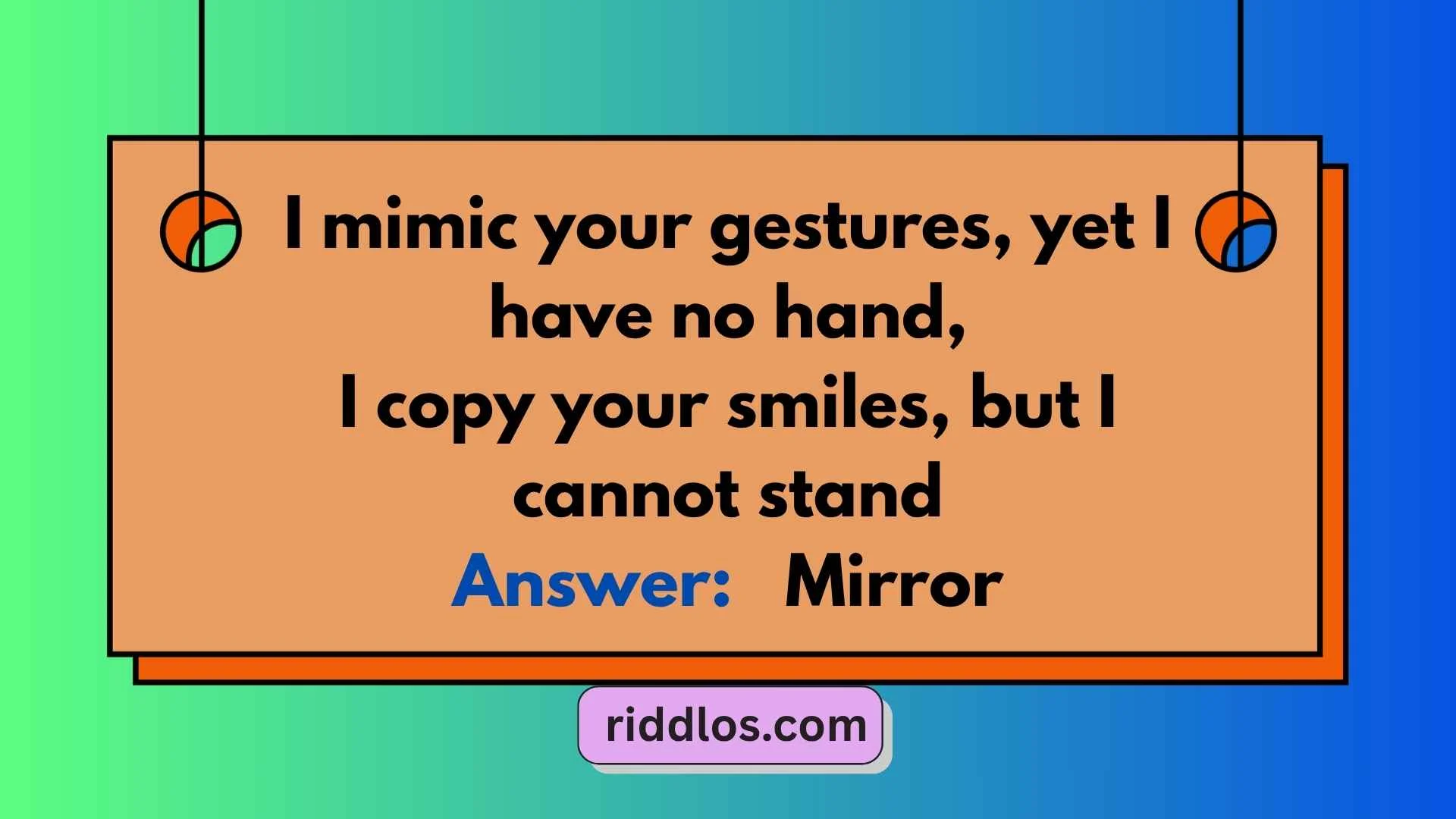 Best Mirror Riddles
