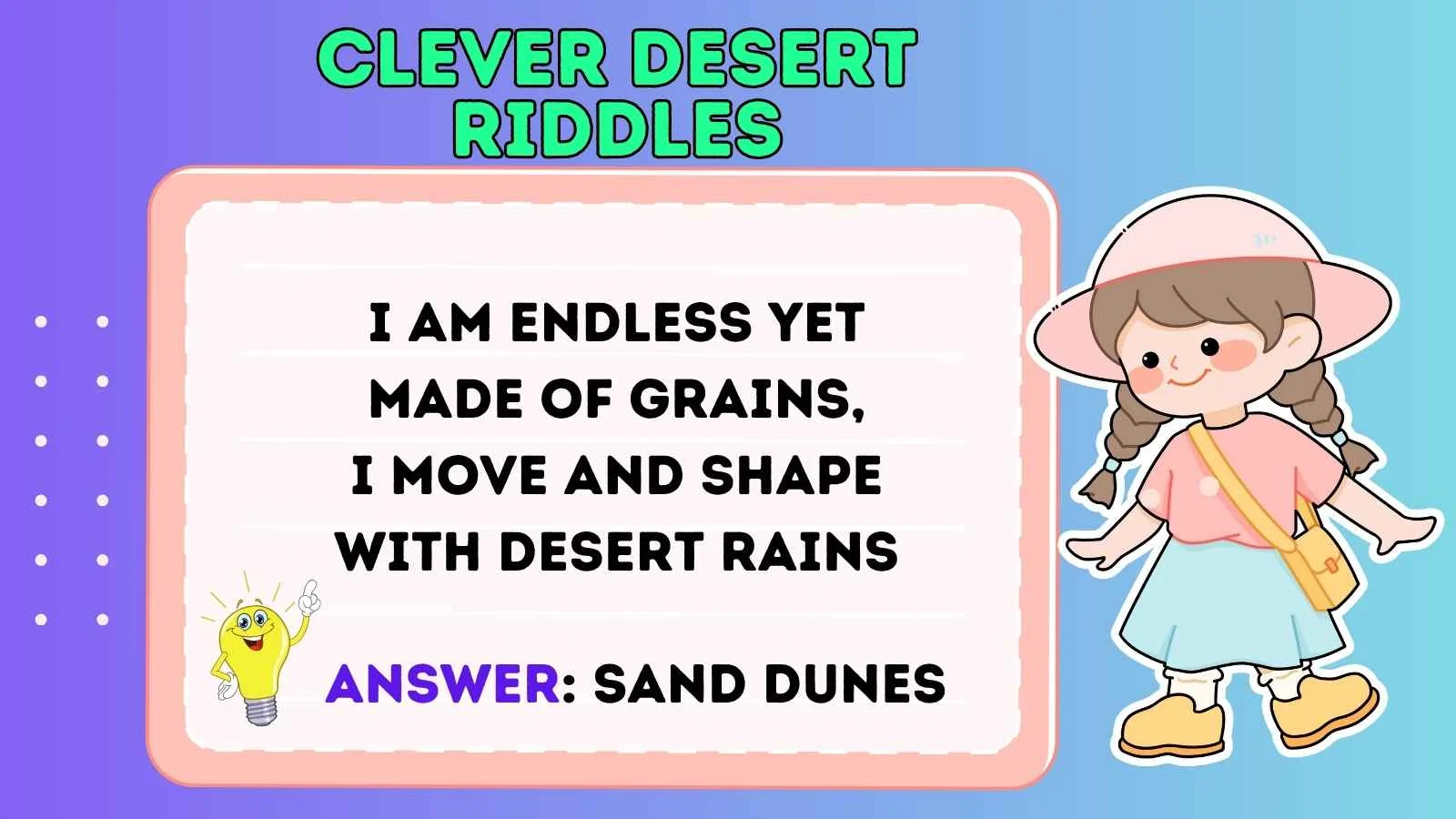Clever Desert Riddles