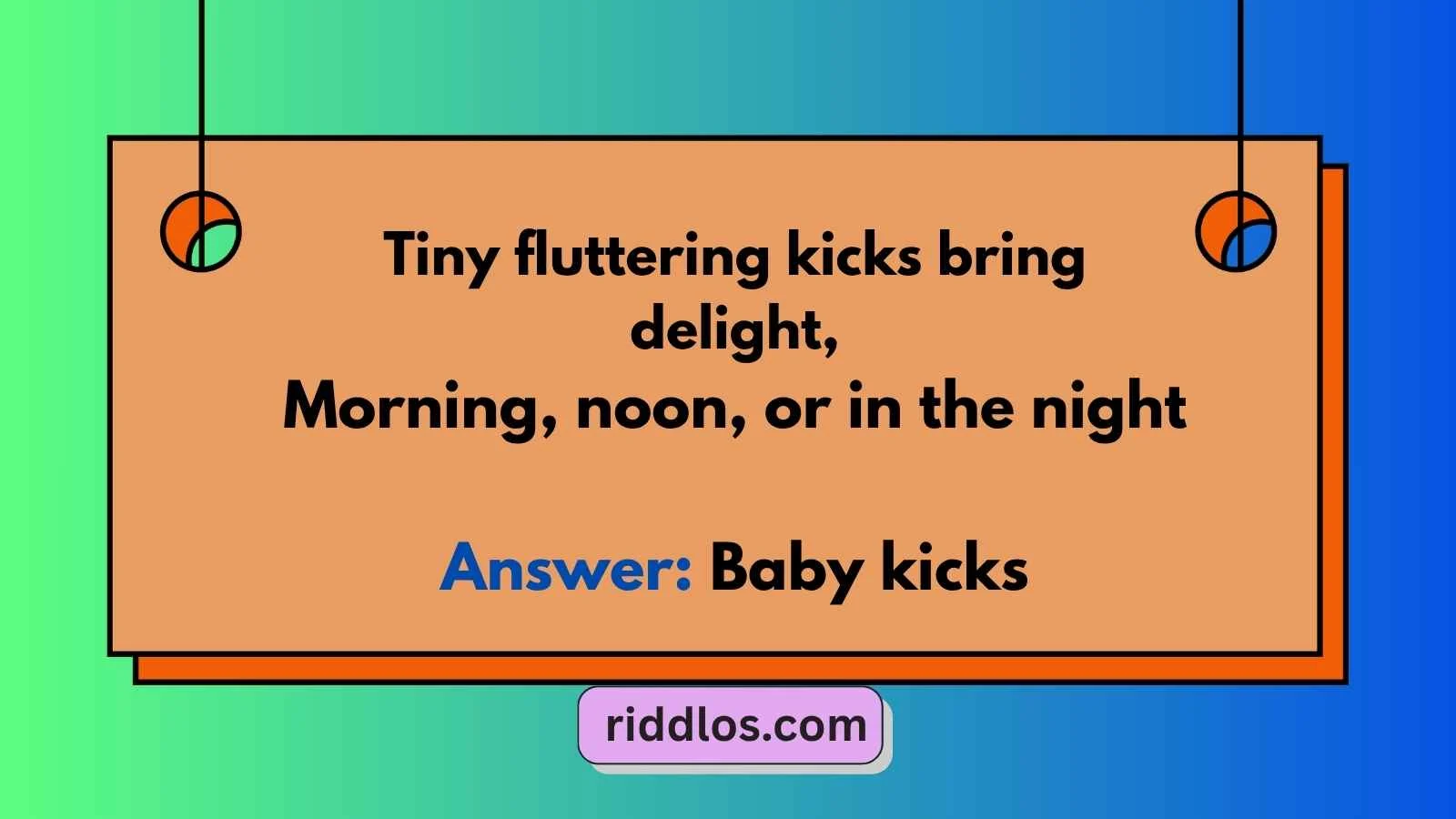 Clever Pregnancy Riddles