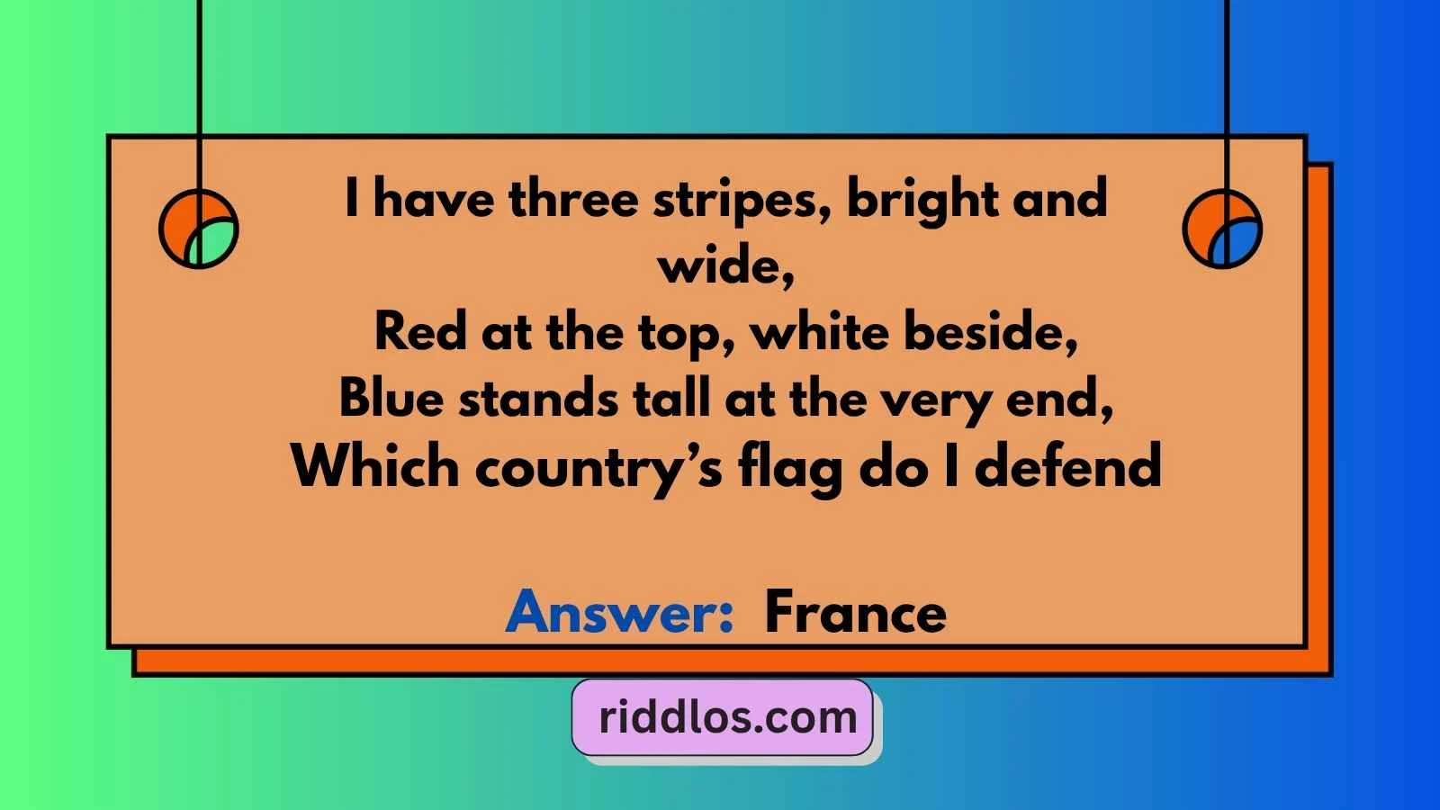 Creative Flag Riddles