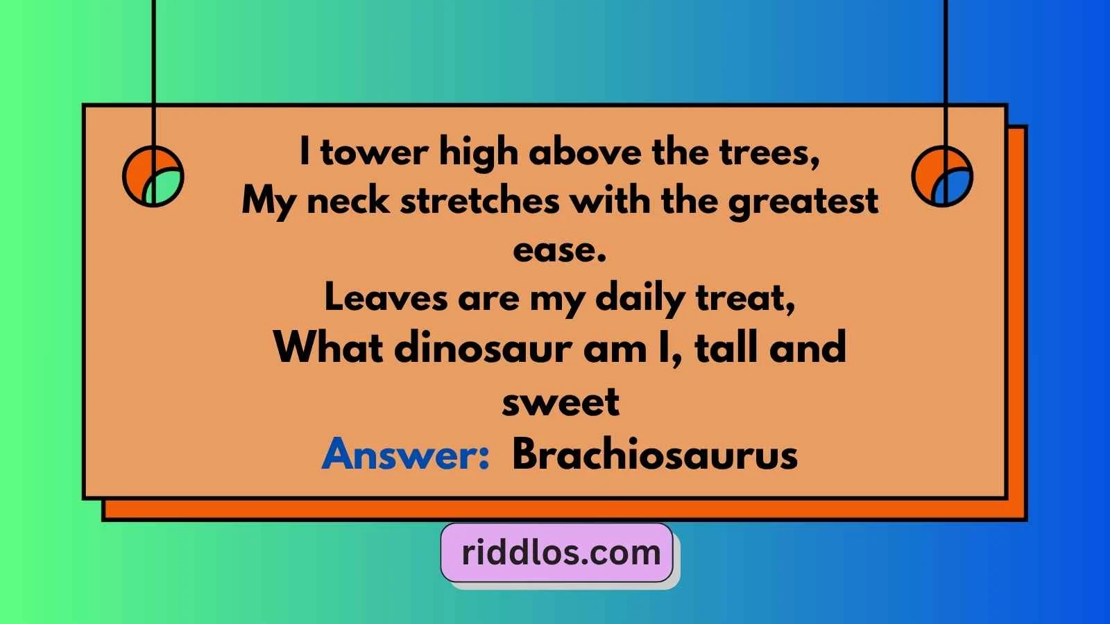 Dinosaur Riddles