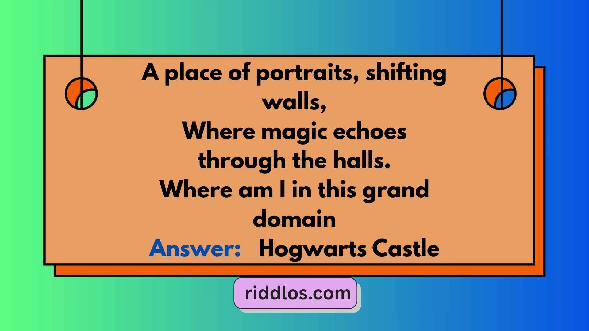 harry potter riddles