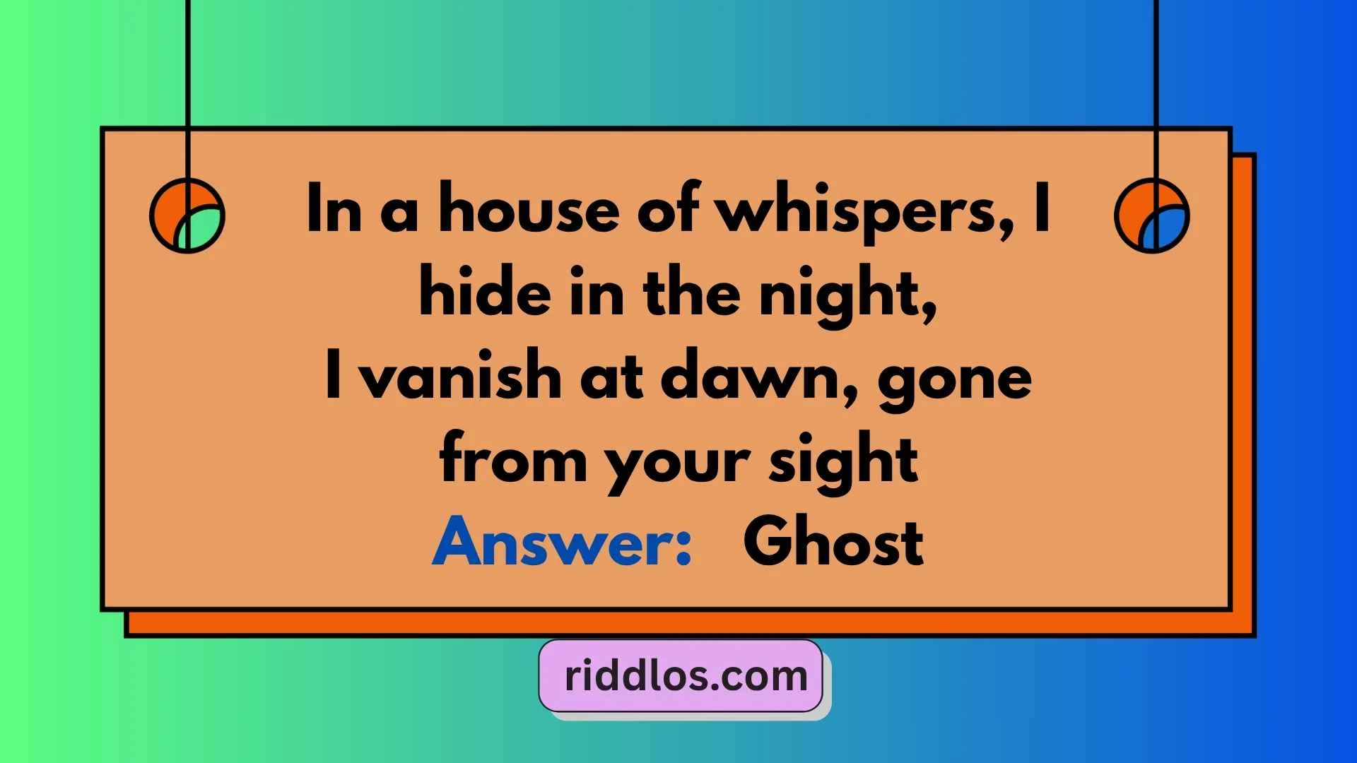 Horror Riddles